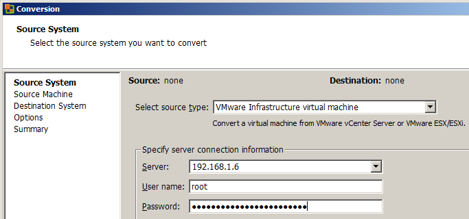 VMWare vCenter Converter